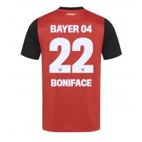 Bayer Leverkusen Victor Boniface #22 Hjemmebanetrøje 2024-25 Kortærmet